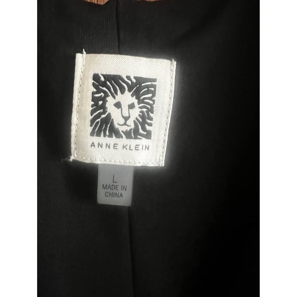 Anne Klein Sleeveless Jersey Material Black Dress SZ Large